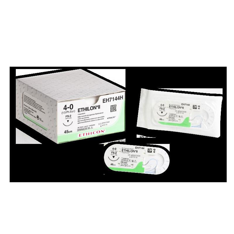 ETHILON чорний 45см M1.5 USP4/0 одна голка PC-1 PRIME